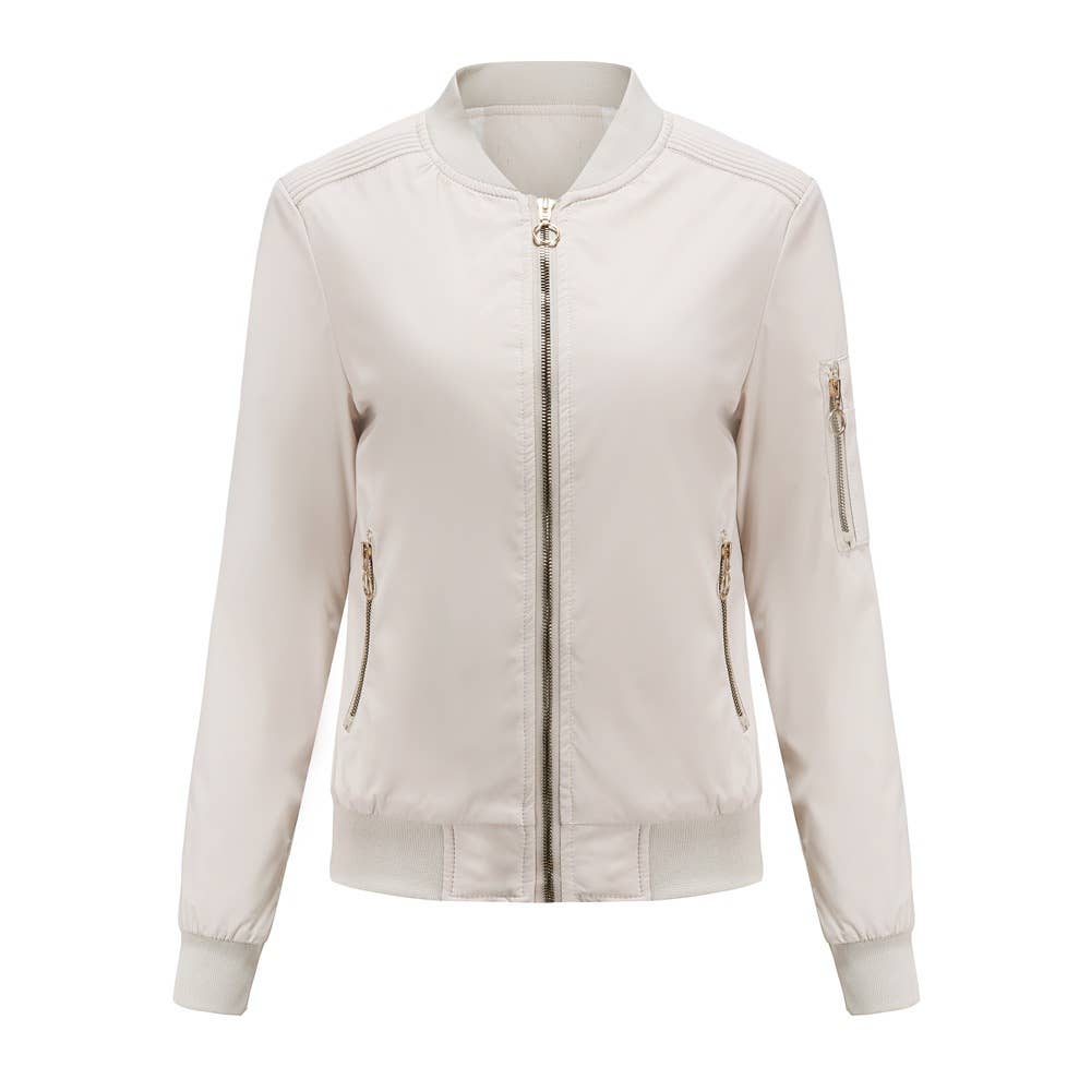 Stylish women's jacket casual cotton jacket