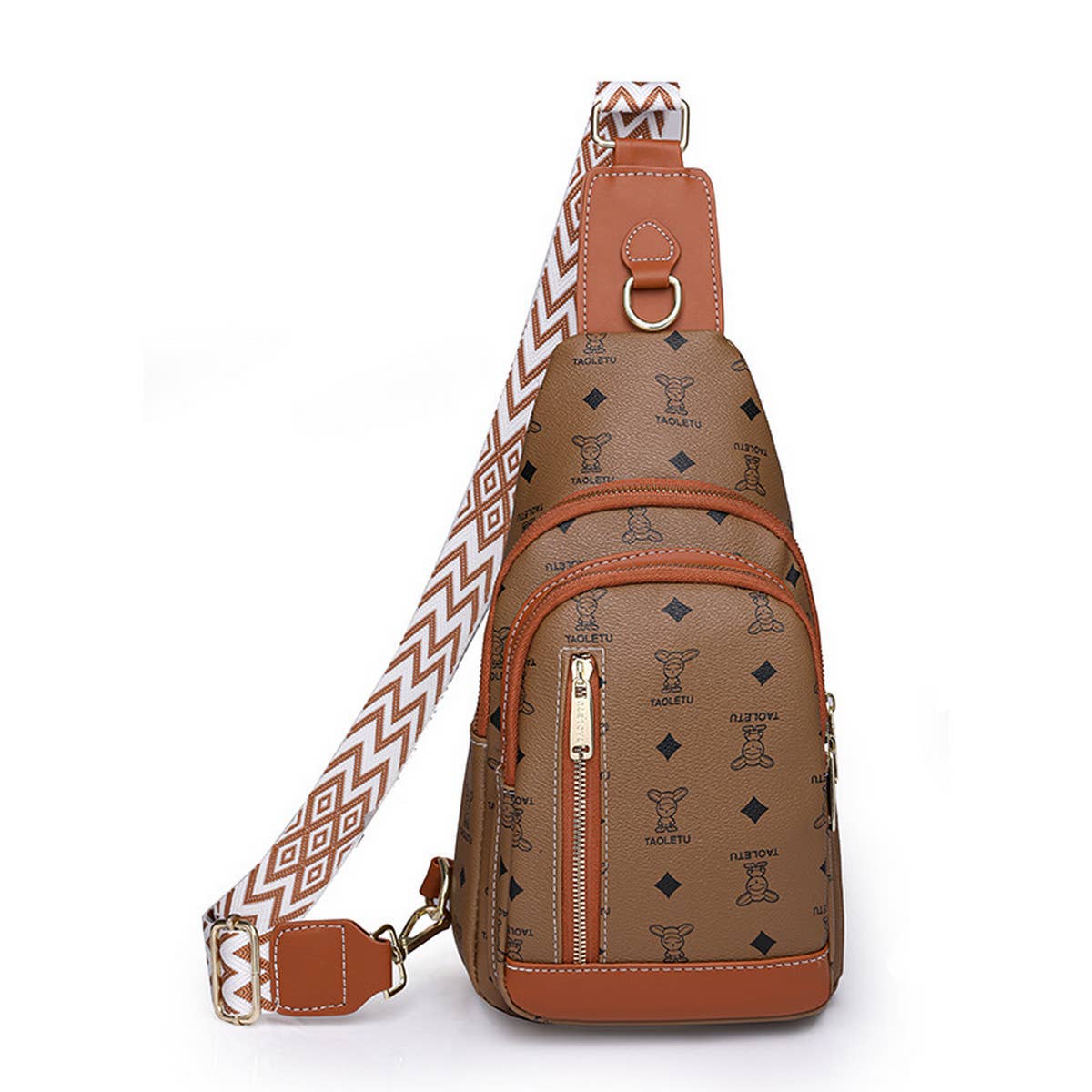 OUTDOOR LEISURE PRINTED SHOULDER BAG MESSENGER BAG_CWAB2719