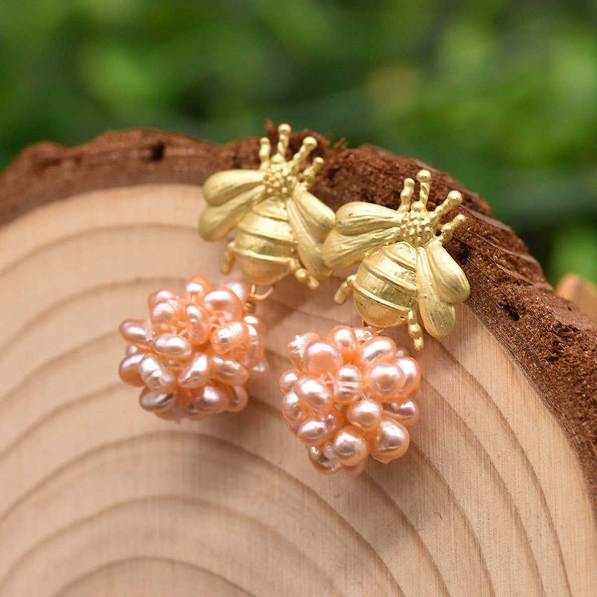 PREMIUM VINTAGE NATURAL FRESHWATER PEARL EARRINGS_CWAJE3769