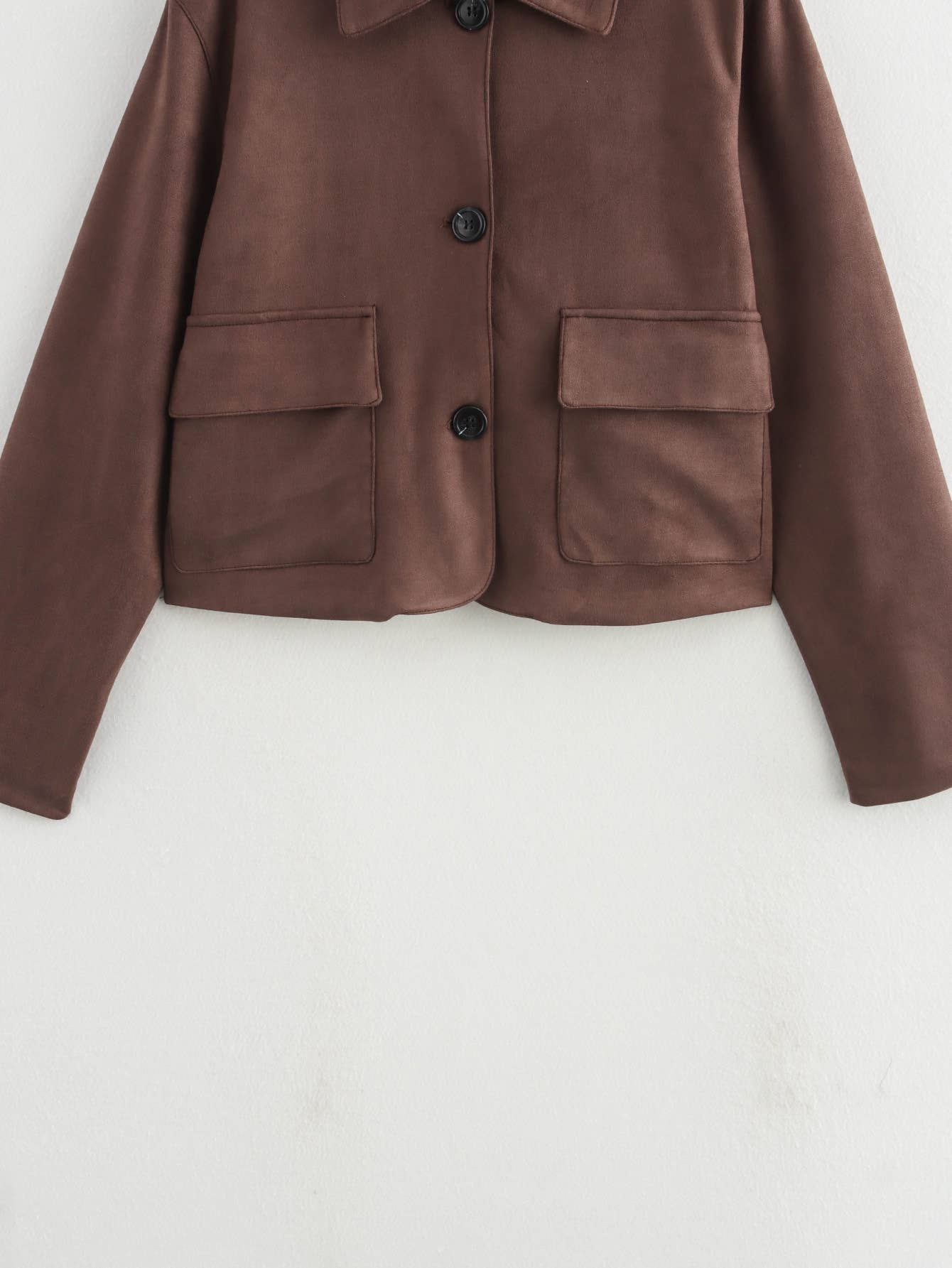 STYLISH SUEDE BOMBER JACKET FOR WOMEN