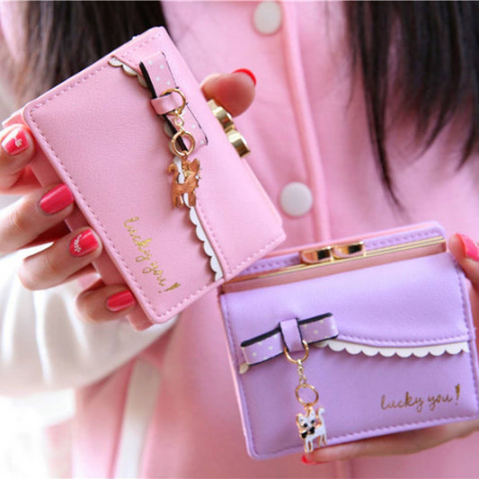 WOMEN'S SMALL ANIMAL PENDANT WALLET_CWAB2341