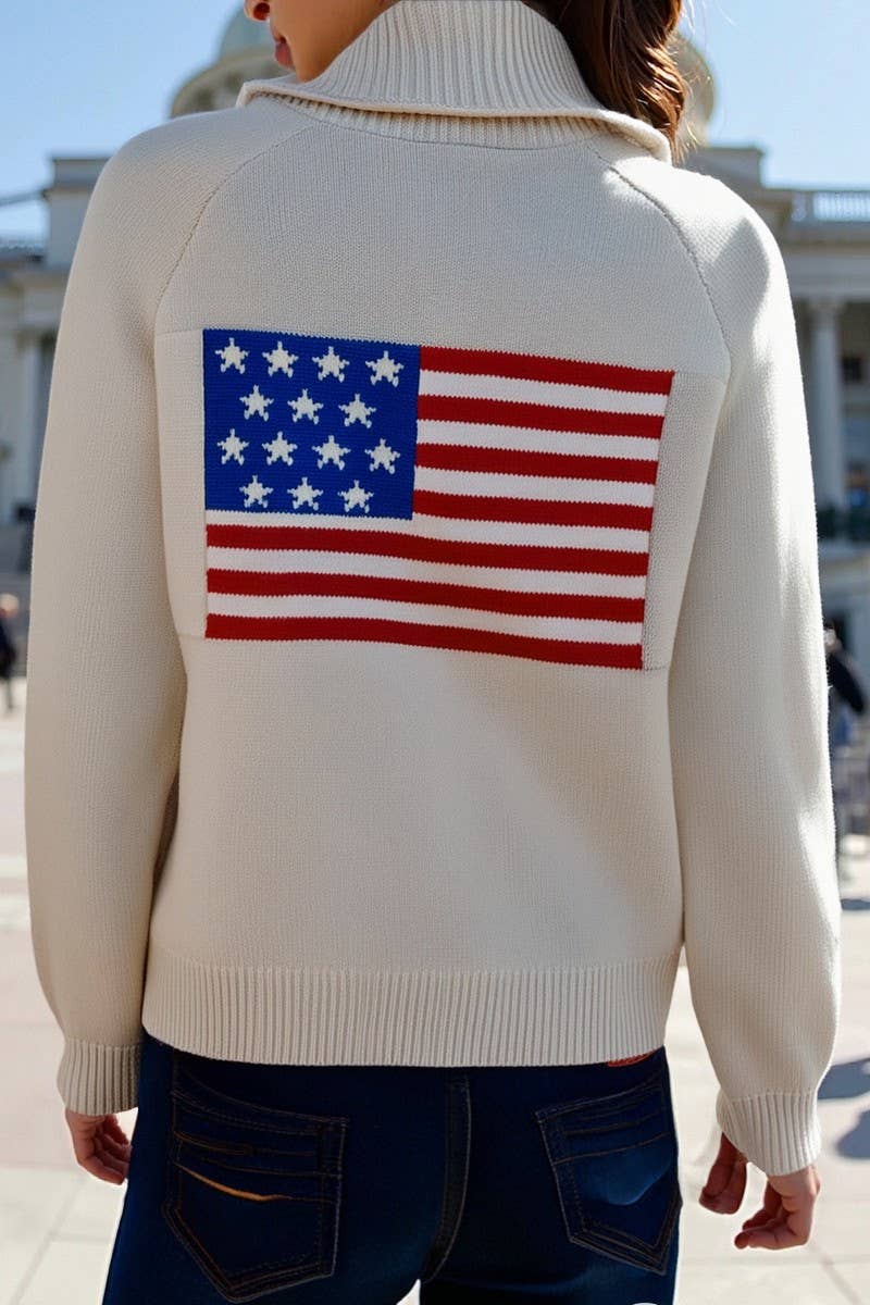 CWOSWL07085_V-NECK CASUAL LOOSE LONG-SLEEVED SWEATER