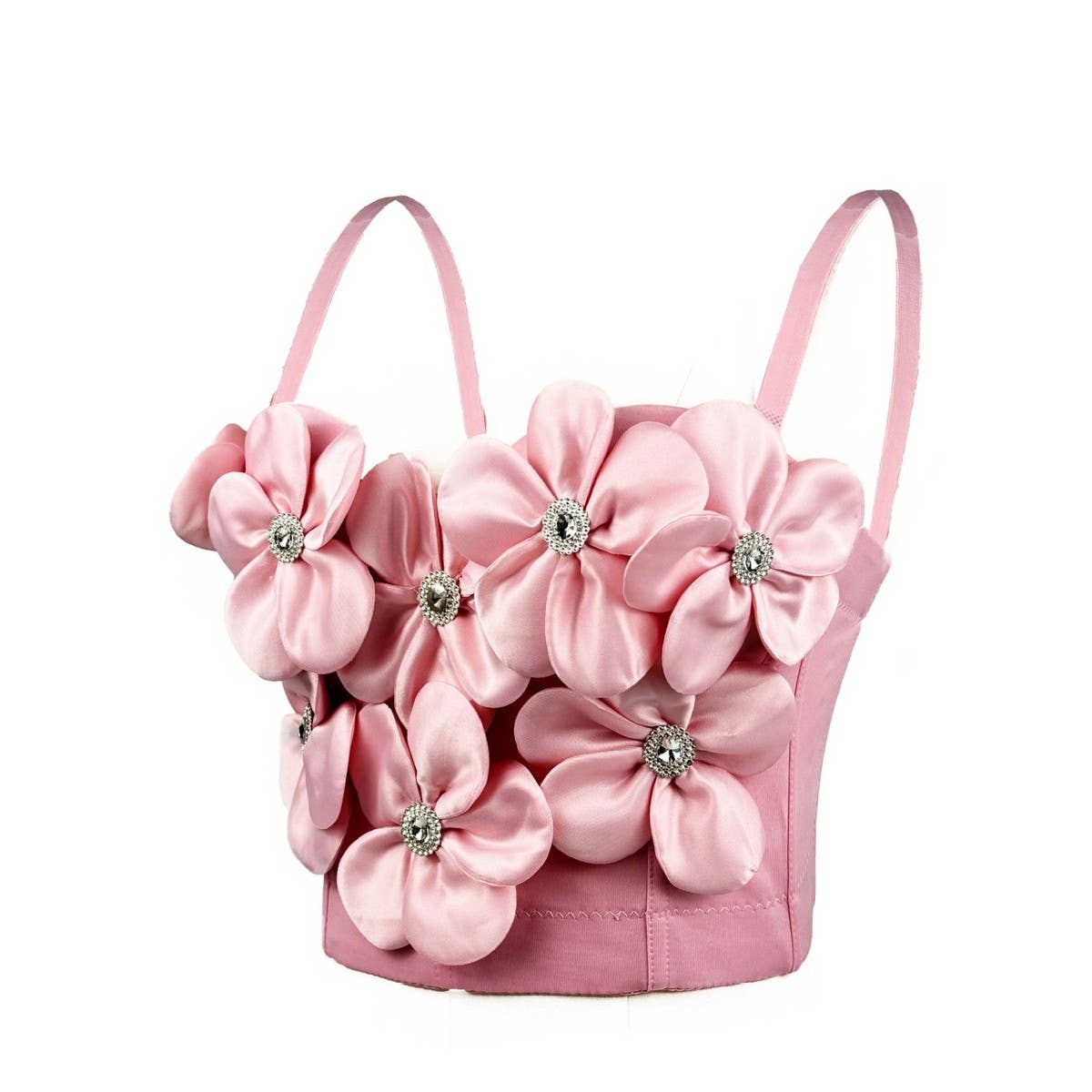 CREATIVE FLOWER HIGH-END HERRINGBONE BRA