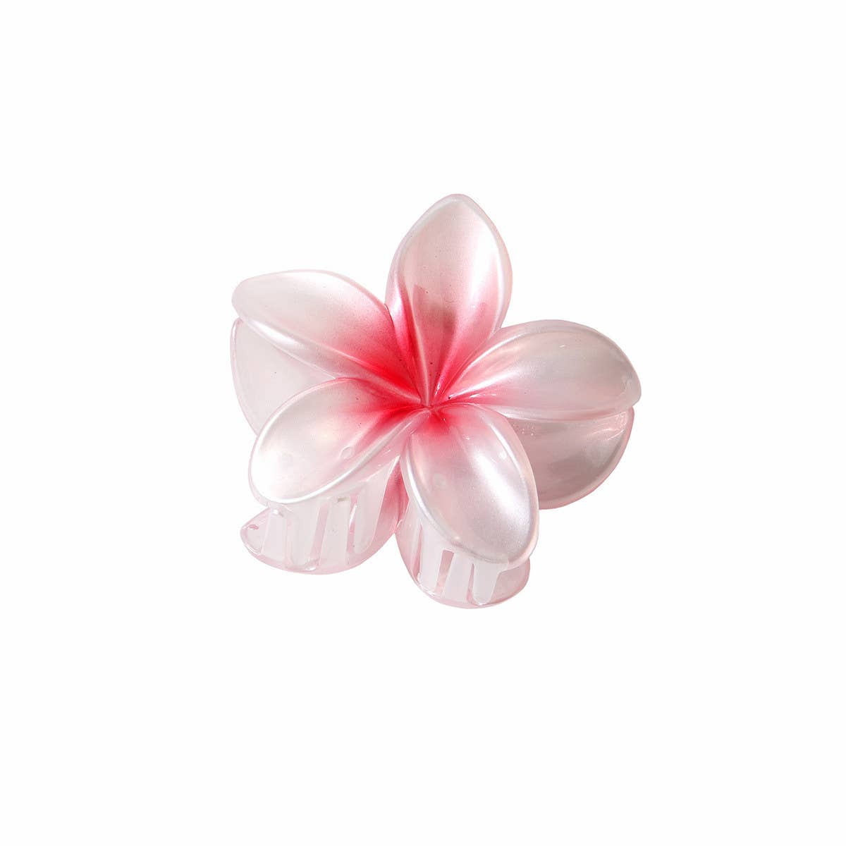 Pearlescent Flower Hair Claw - Gradient Chic Clip_CWAHA1044
