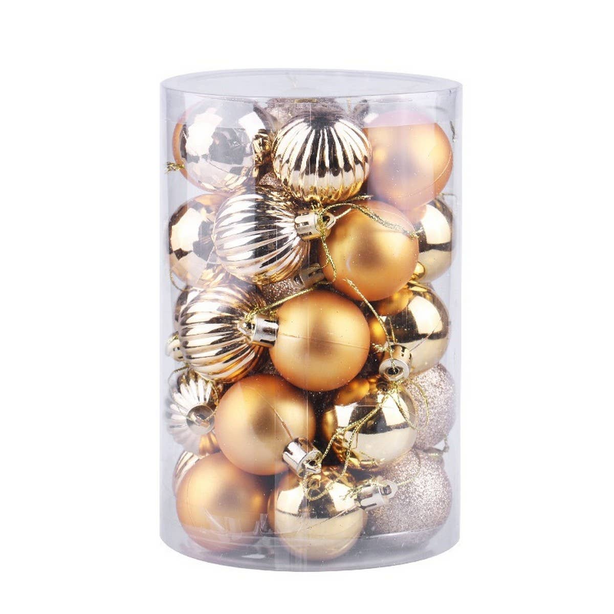 34pcs Christmas Tree Ornaments Ball Set 4cm_CWMM9835