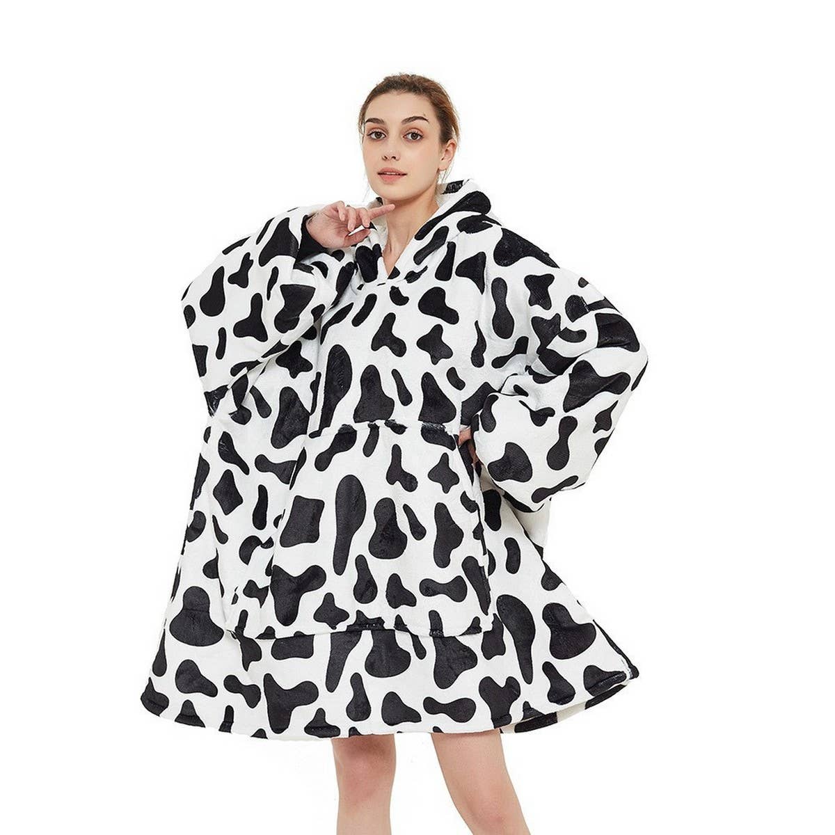 Lazy Wearable Blanket Hoodie for Adults_CWMM8986