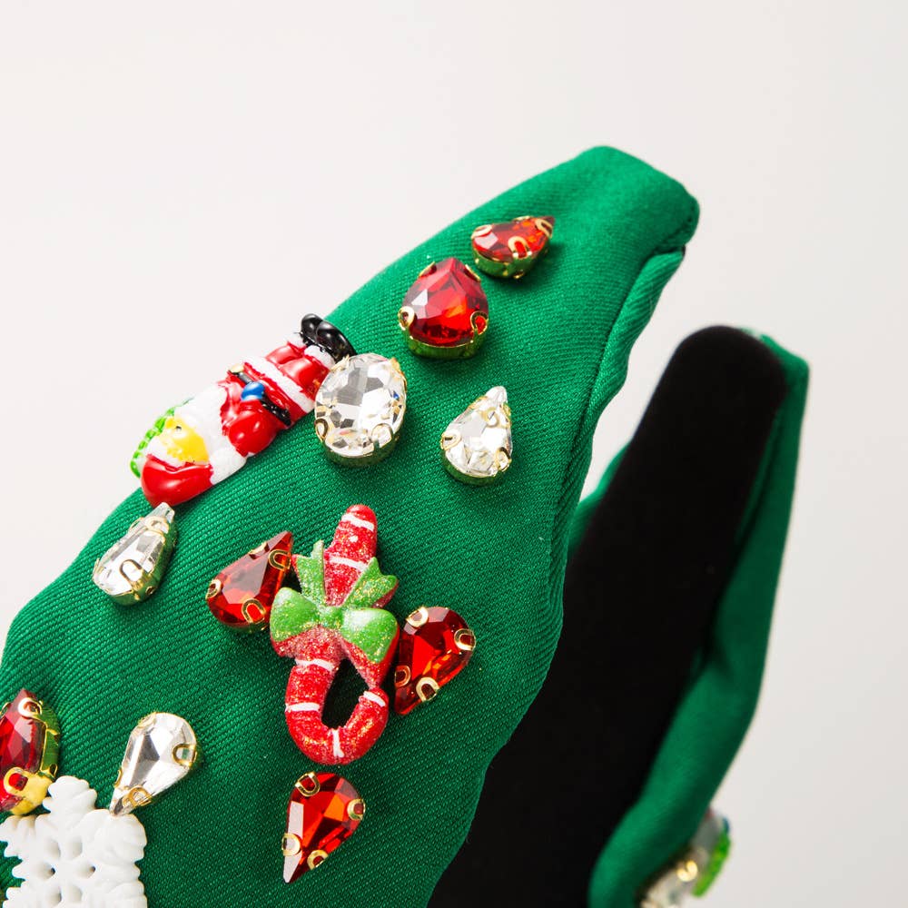 CHRISTMAS HEADBAND LADY CHRISTMAS TREE