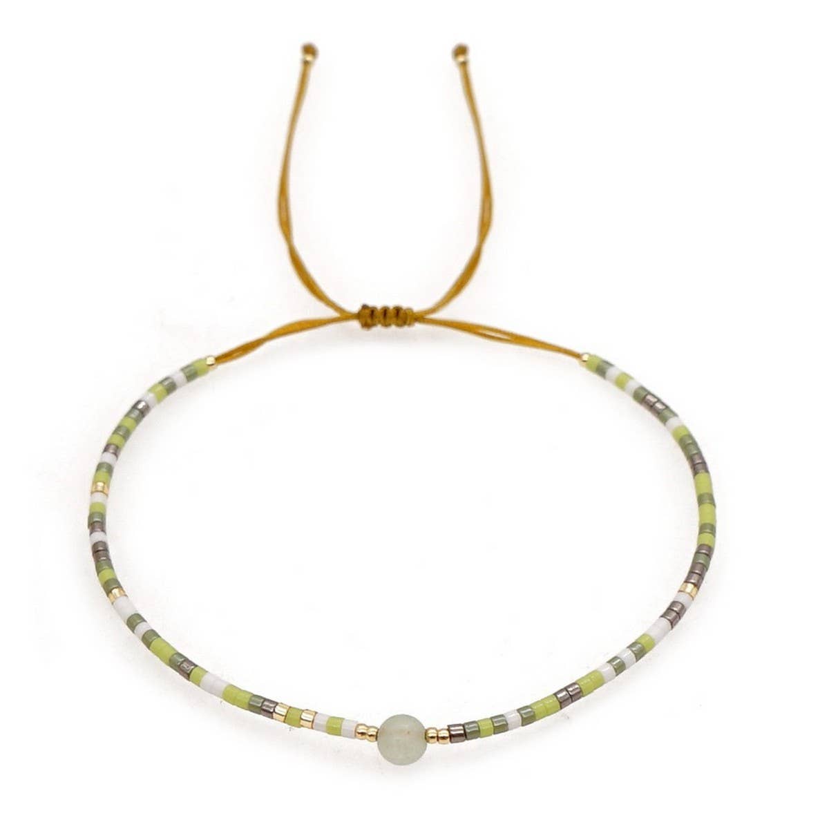 BOHEMIAN SEMI-PRECIOUS STONE BEADED BRACELET_CWAB4623