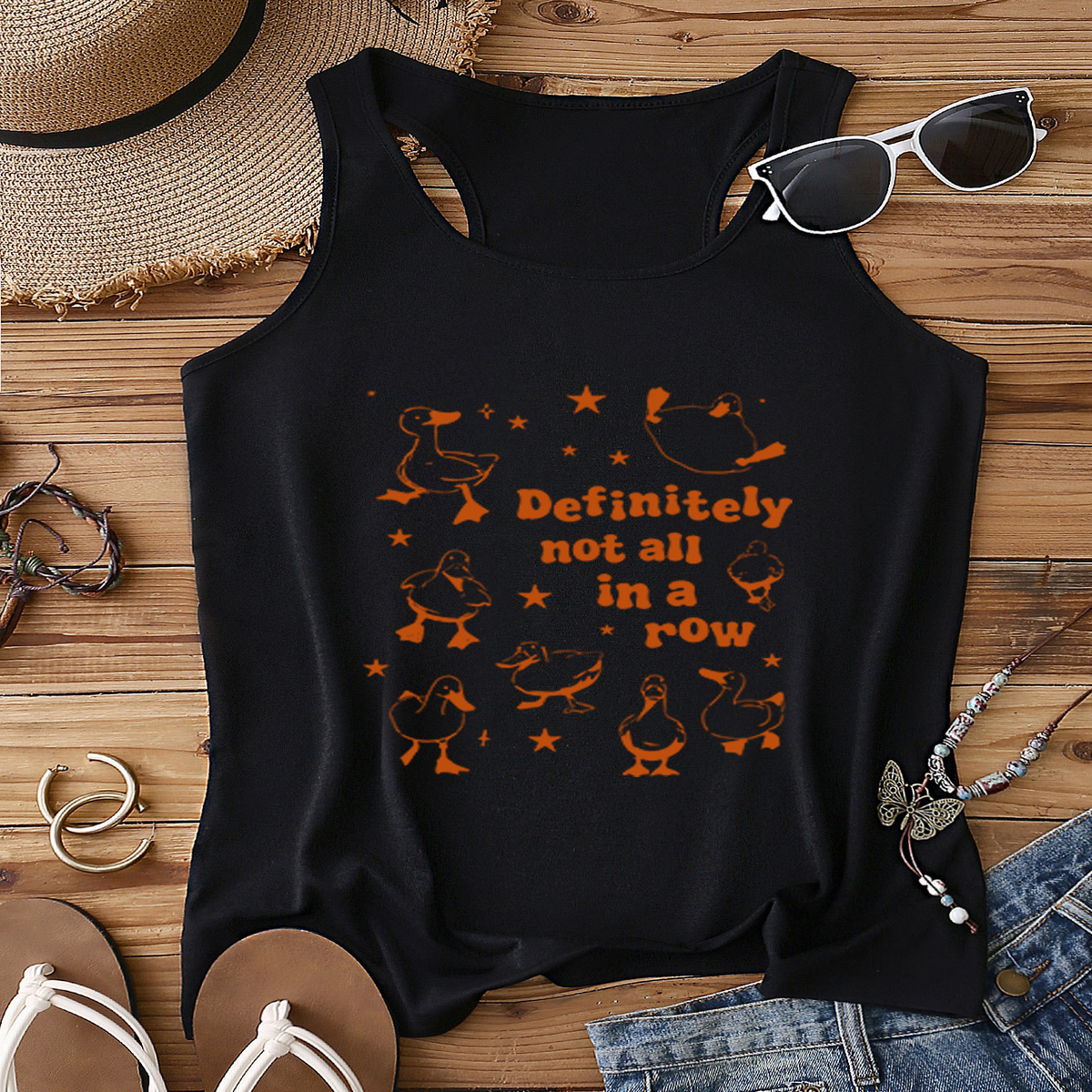 Cute Summer Racerback Tank Top for Women