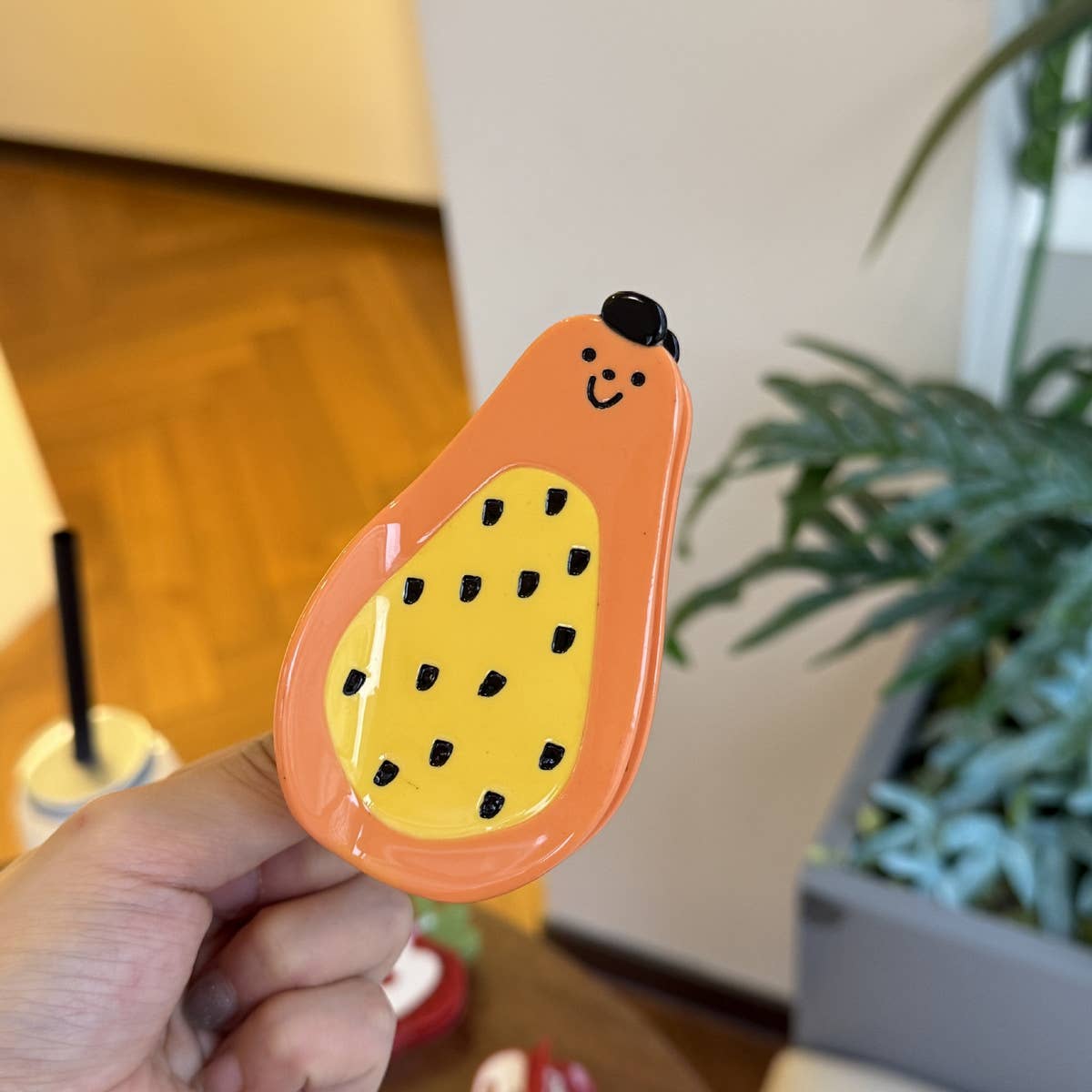 CWAHA4515_SIMPLE CARTOON FRUIT HAIR CLIP