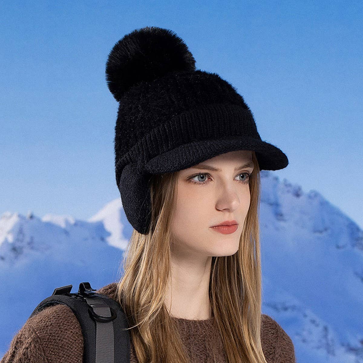 WINTER WARM EAR PROTECTION DUCKBILL BASEBALL CAP