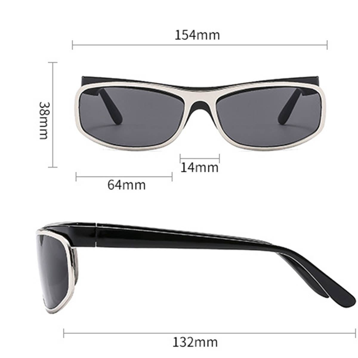 New Colorblock Aviator Sunglasses Unisex