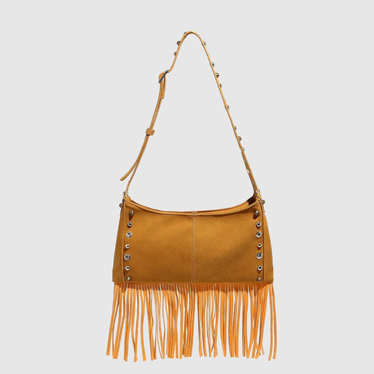 Boho Punk Studded Fringe Crossbody Bag_CWAB5685