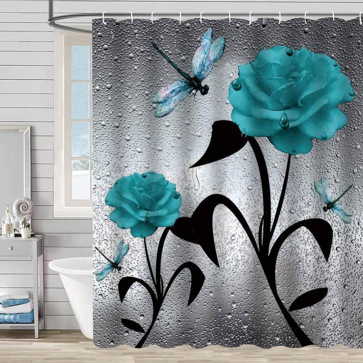 HOT SELLING PRINTED WATERPROOF SHOWER CURTAIN
