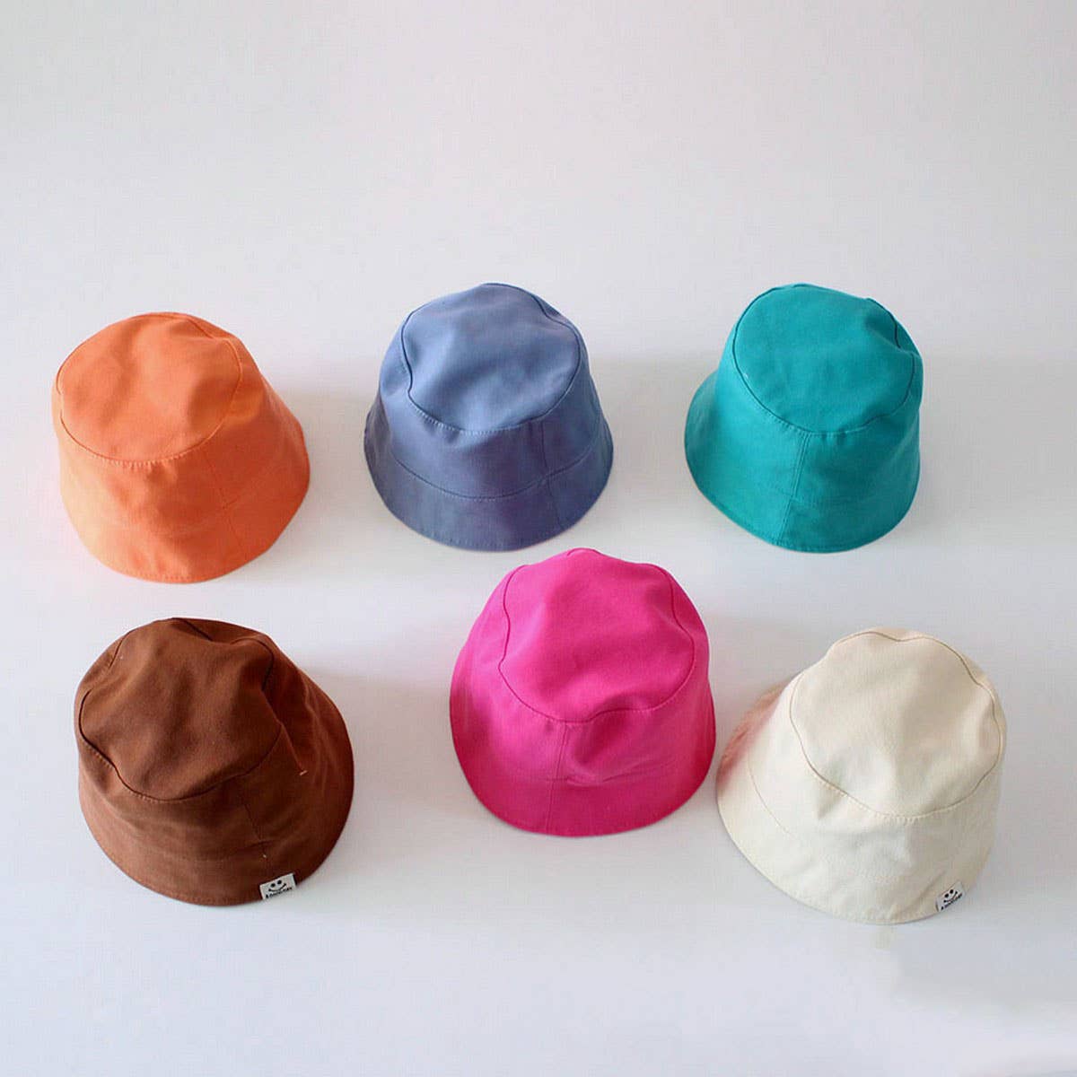 CANDY COLOR CHILDREN'S SOLID COLOR BUCKET HAT_CWAH2861