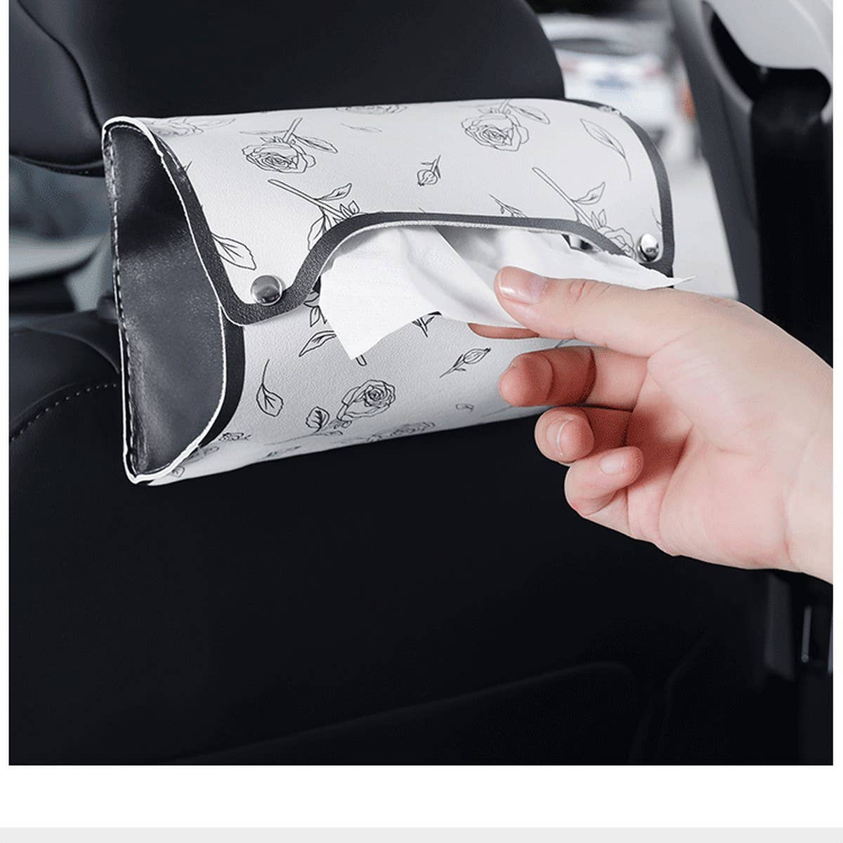 NEW CREATIVE CAR SEAT BACK HANGING TISSUE BOX