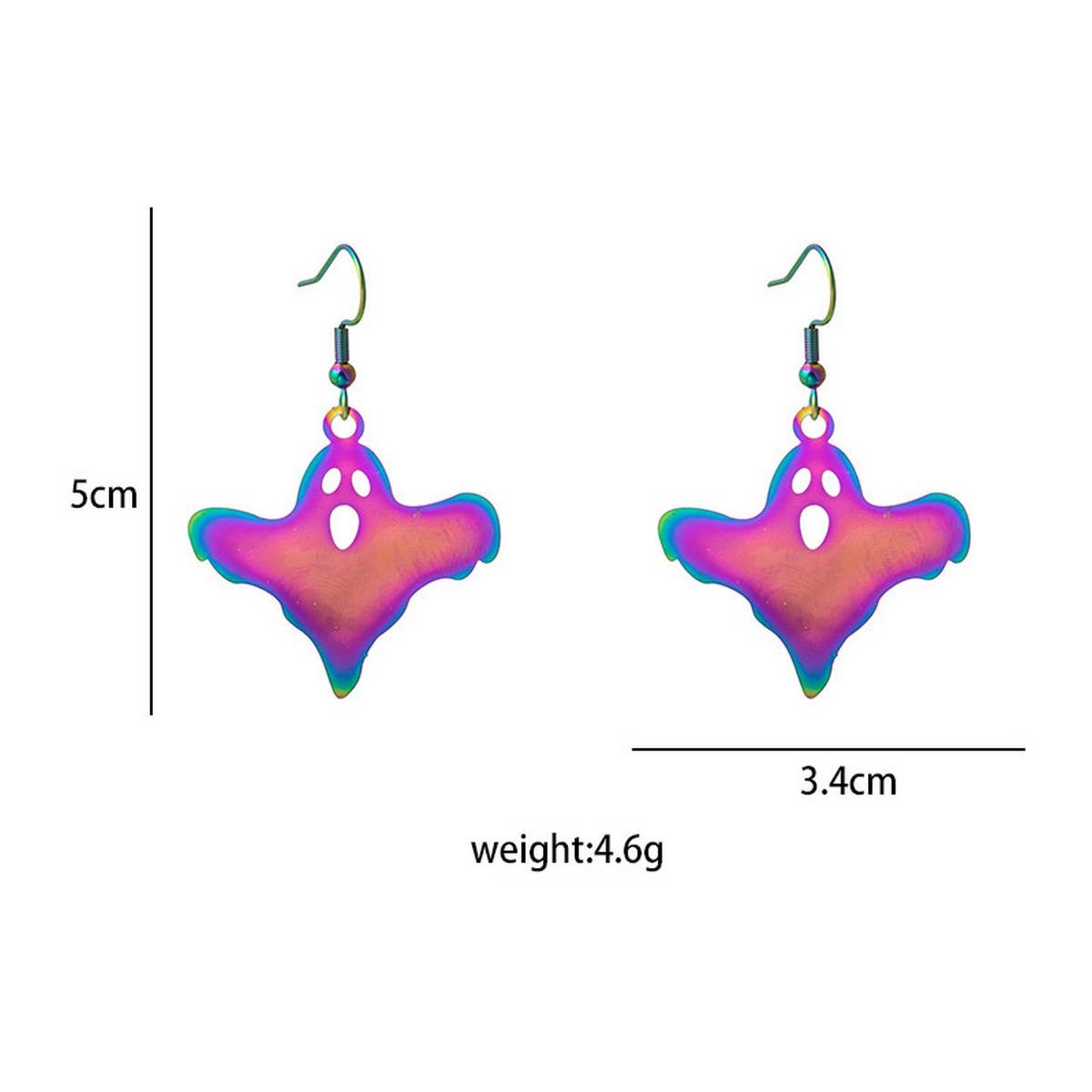 HALLOWEEN TRENDY COLORFUL GRADIENT EARRINGS