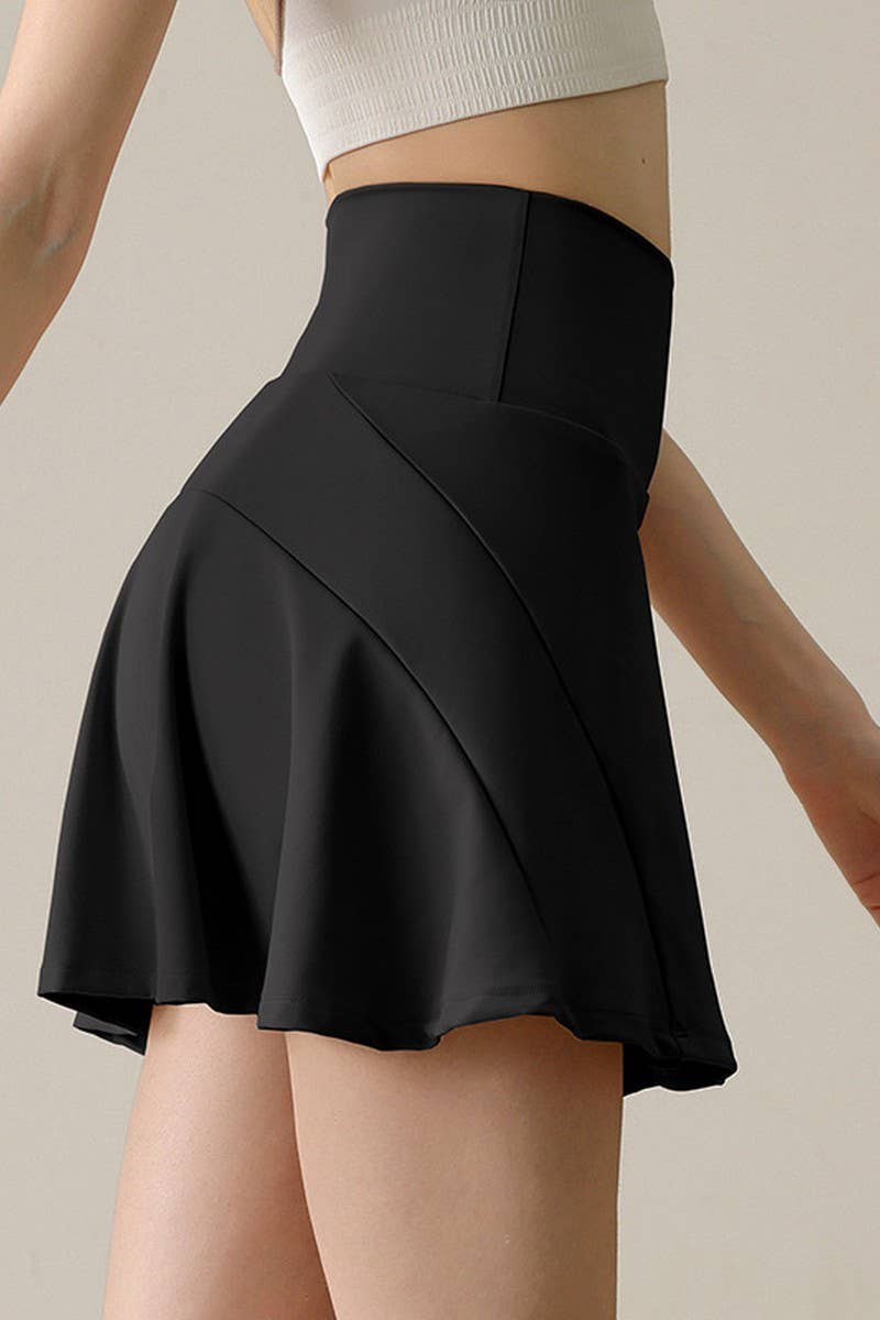 CWBSS0171_ANTI SLIP SPORTS YOGA  SHORT SKIRT