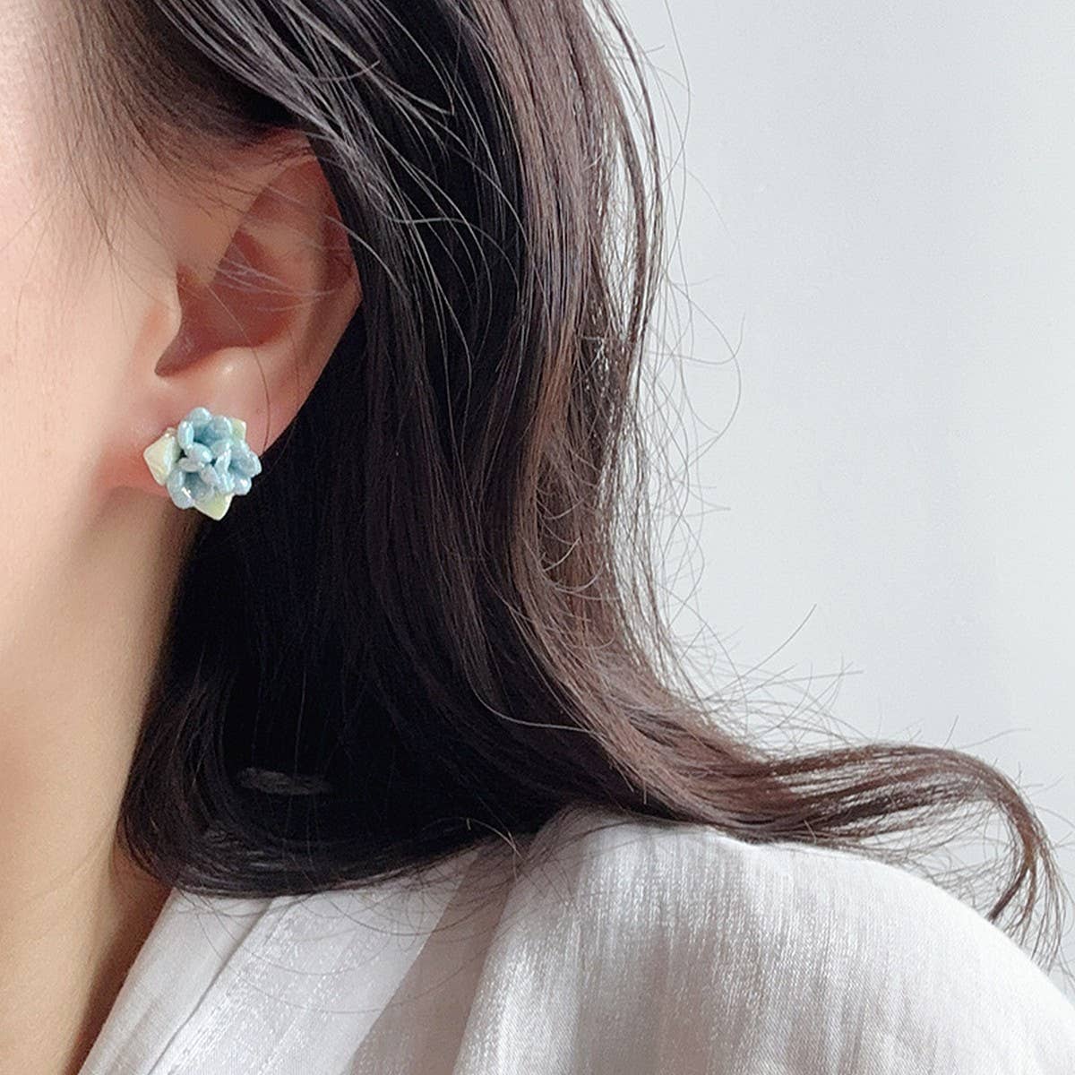 RETRO SWEET FOREST TRIANGLE EARRINGS