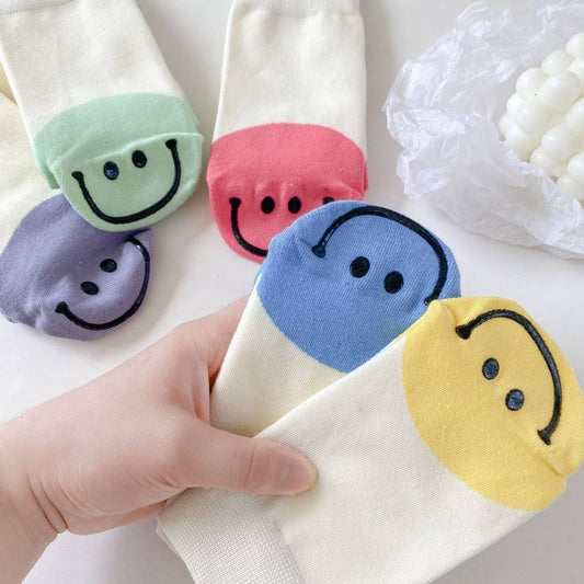 NEW HOT STAMPING SMILEY FACE SOCKS