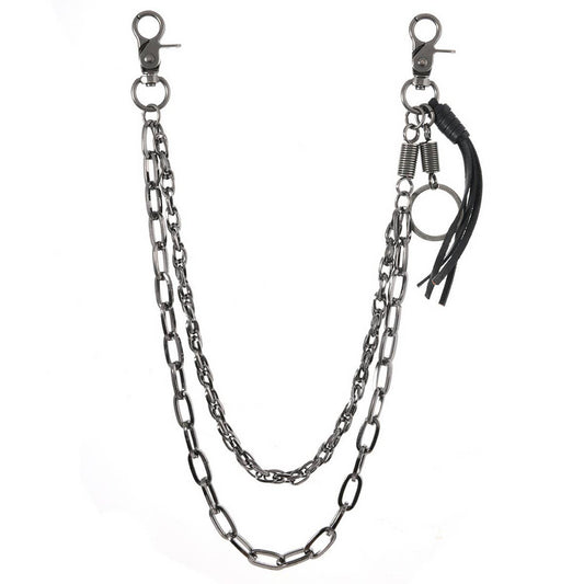 PUNK STYLE MULTI-LAYERED CHAIN JEANS CHAIN_CWMM4874