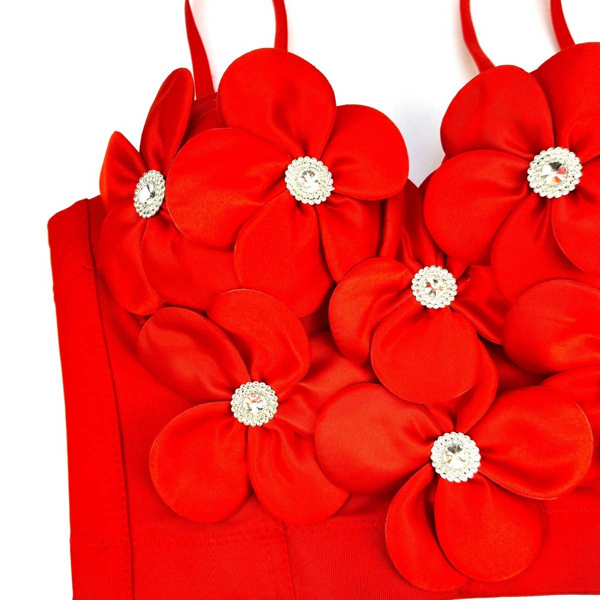 CREATIVE FLOWER HIGH-END HERRINGBONE BRA