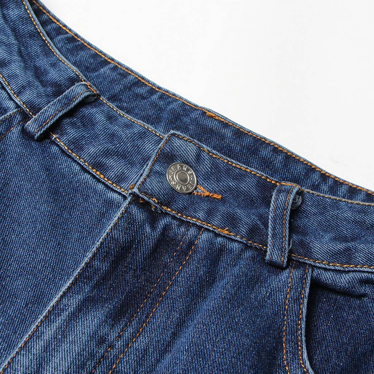 MULTI POCKET LOOSE WIDE LEG CARGO PANTS JEANS