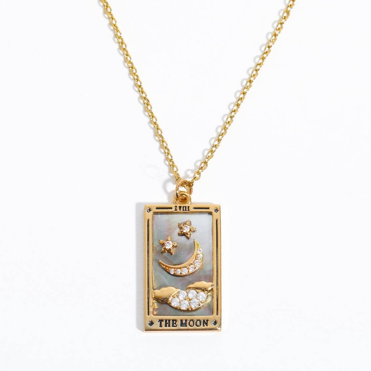 NEW RETRO DIAMOND DROP OIL SQUARE NECKLACE