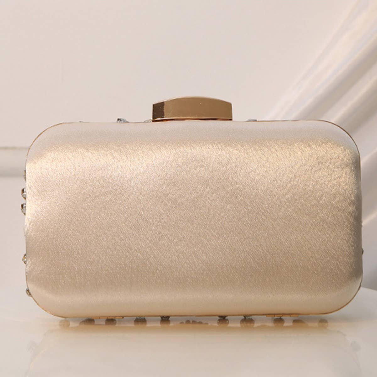 NEW HANDMADE BEADED PEARL VINTAGE HANDBAG_CWAB2488