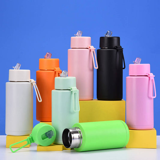 NEW PORTABLE 650ML SPORTS THERMOS CUP
