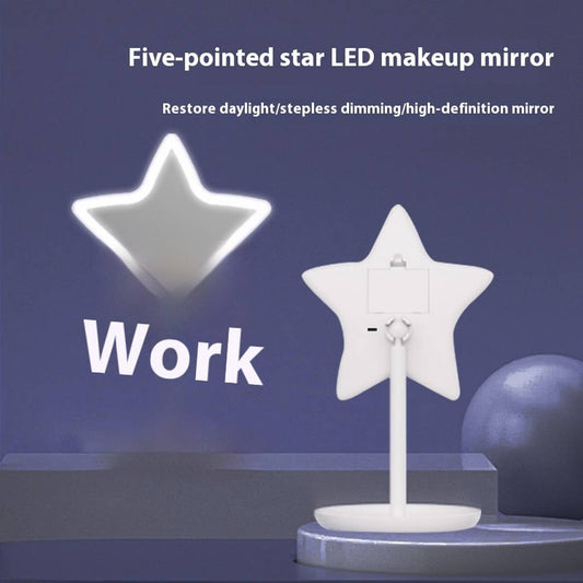DETACHABLE DESKTOP LED MAKEUP MIRROR