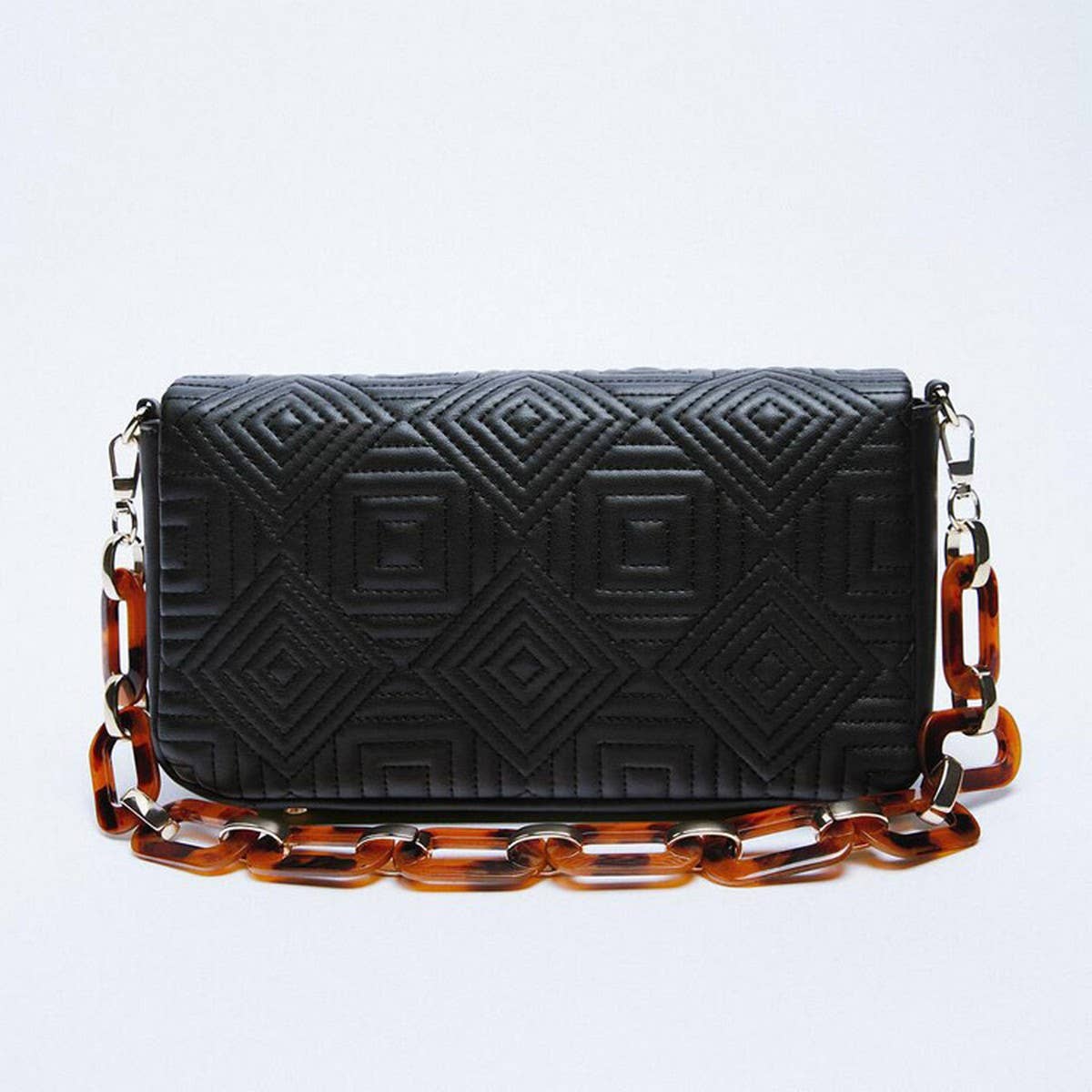 WOMEN'S BEADED CHAIN SIMPLE VERSATILE SHOULDER BAG_CWAB3442