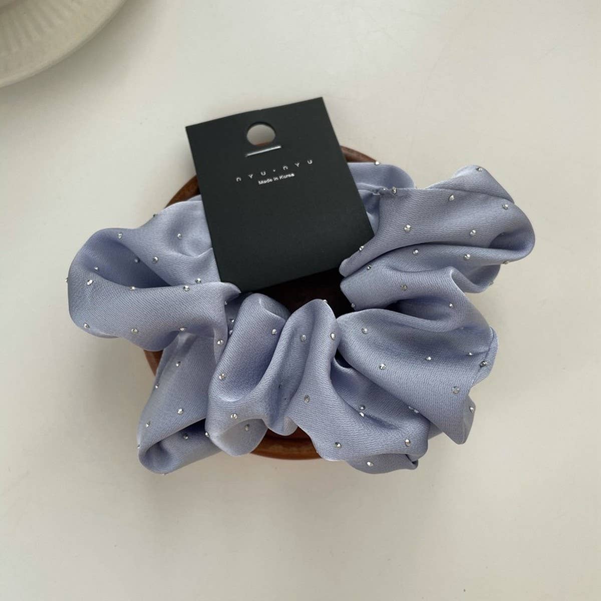 VINTAGE FRENCH STARS HAIR SCRUNCHIES_CWAHA1726