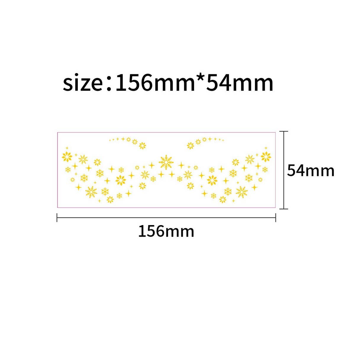Gold Foil Freckle Tattoo Stickers Waterproof