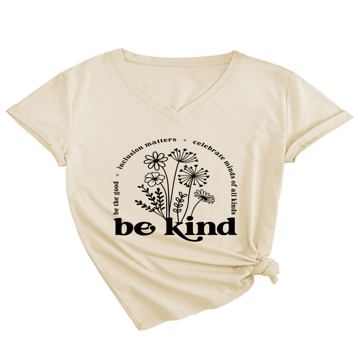 Women??¢s Summer T-Shirt ??Elegant V-Neck Style_CWTTS1542