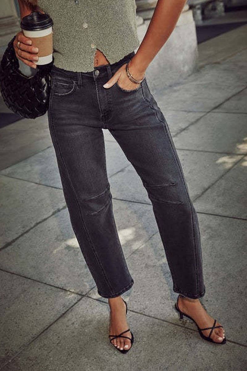 CWJP0597_WASHED MID-RISE LOOSE STRAIGHT LEG JEANS