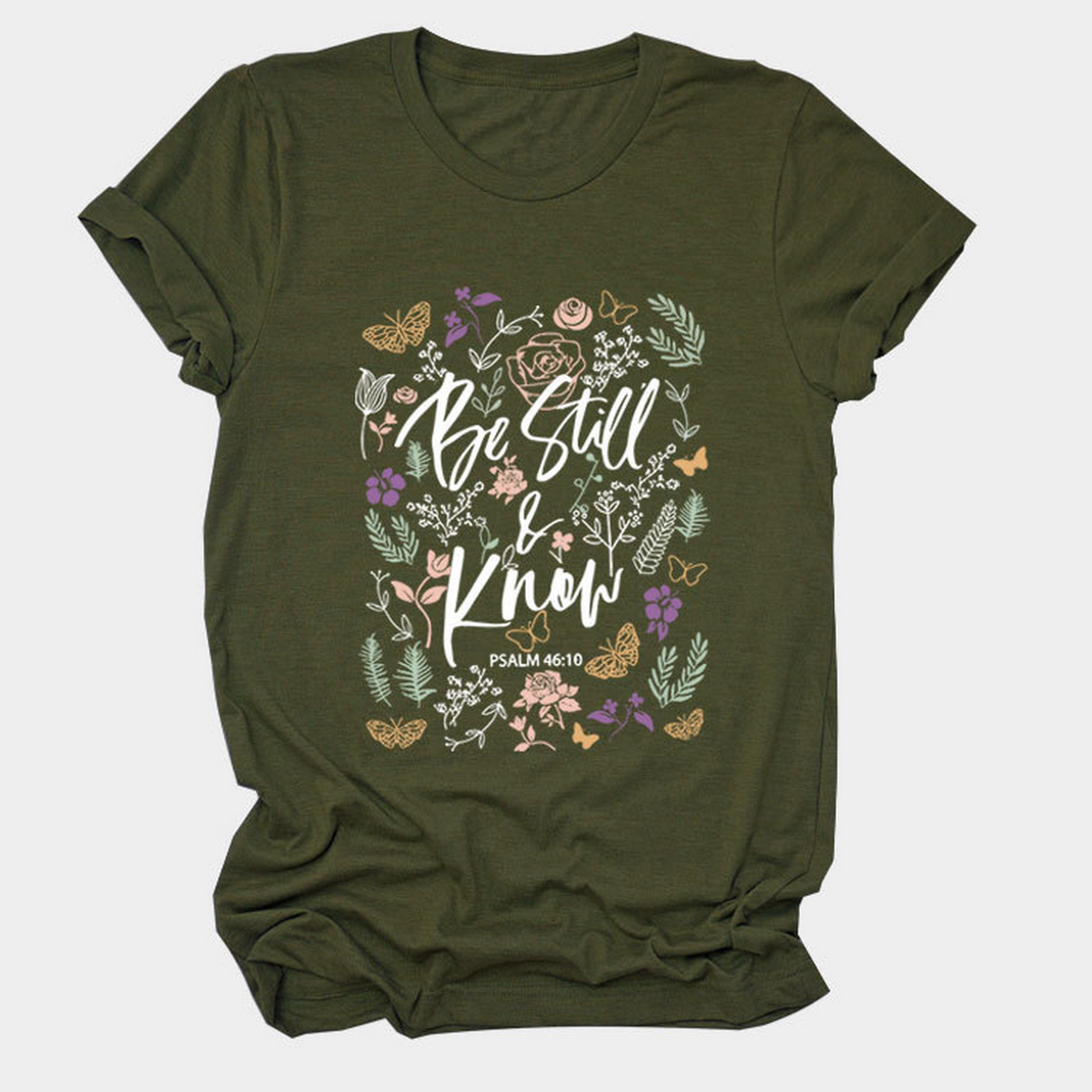 Women??¢s Faith Tee, Be Still and Know_CWTTS1480