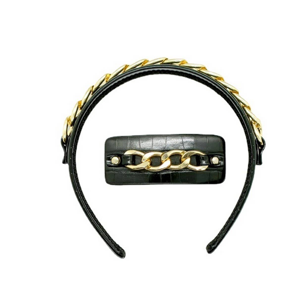 New Classic Croc Chain Punk Elegant Headband