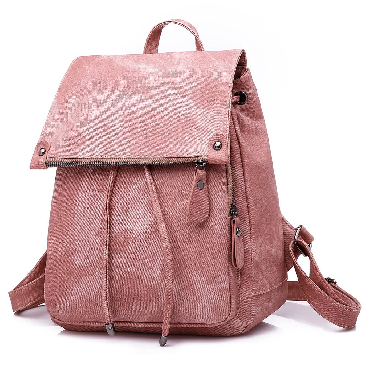 PU LEATHER BACKPACK CANDY COLOR FOR WOMEN HANDBAG_CWAB0741