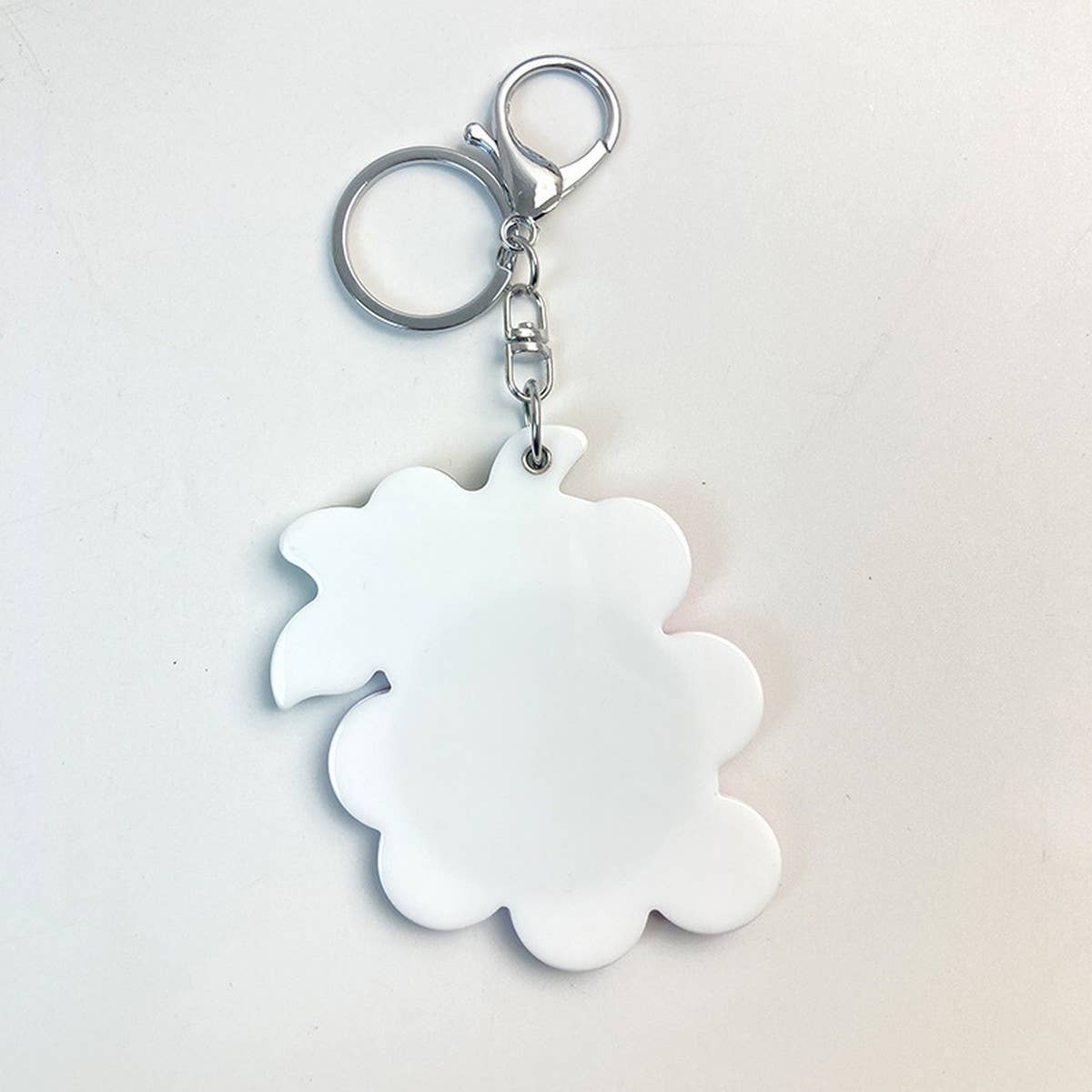 Creative Grape Round Mirror Keychain Acrylic