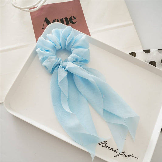 CHIFFON BOW RIBBON TASSEL HAIRBAND HAIRACCESSORIES