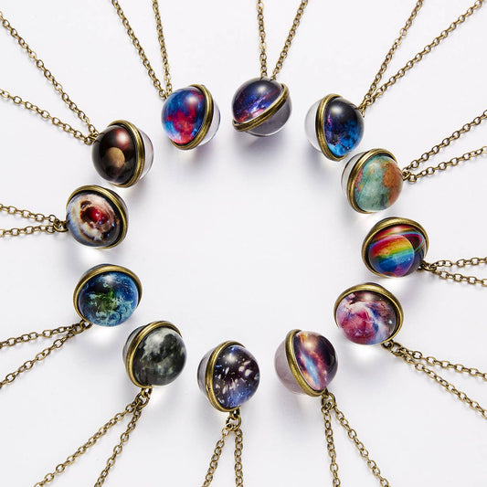 FASHION GALAXY UNIVERSE LUMINOUS NECKLACE_CWAJE2430