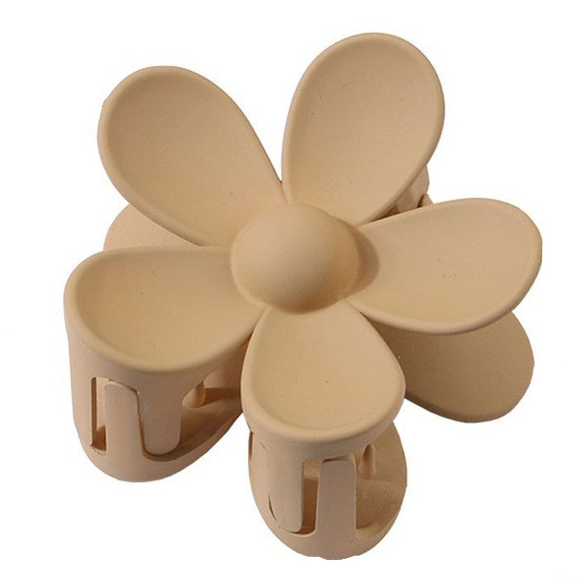 Matte Floral Hair Claw Clip ? Cute & Strong Hold_CWAHA0089