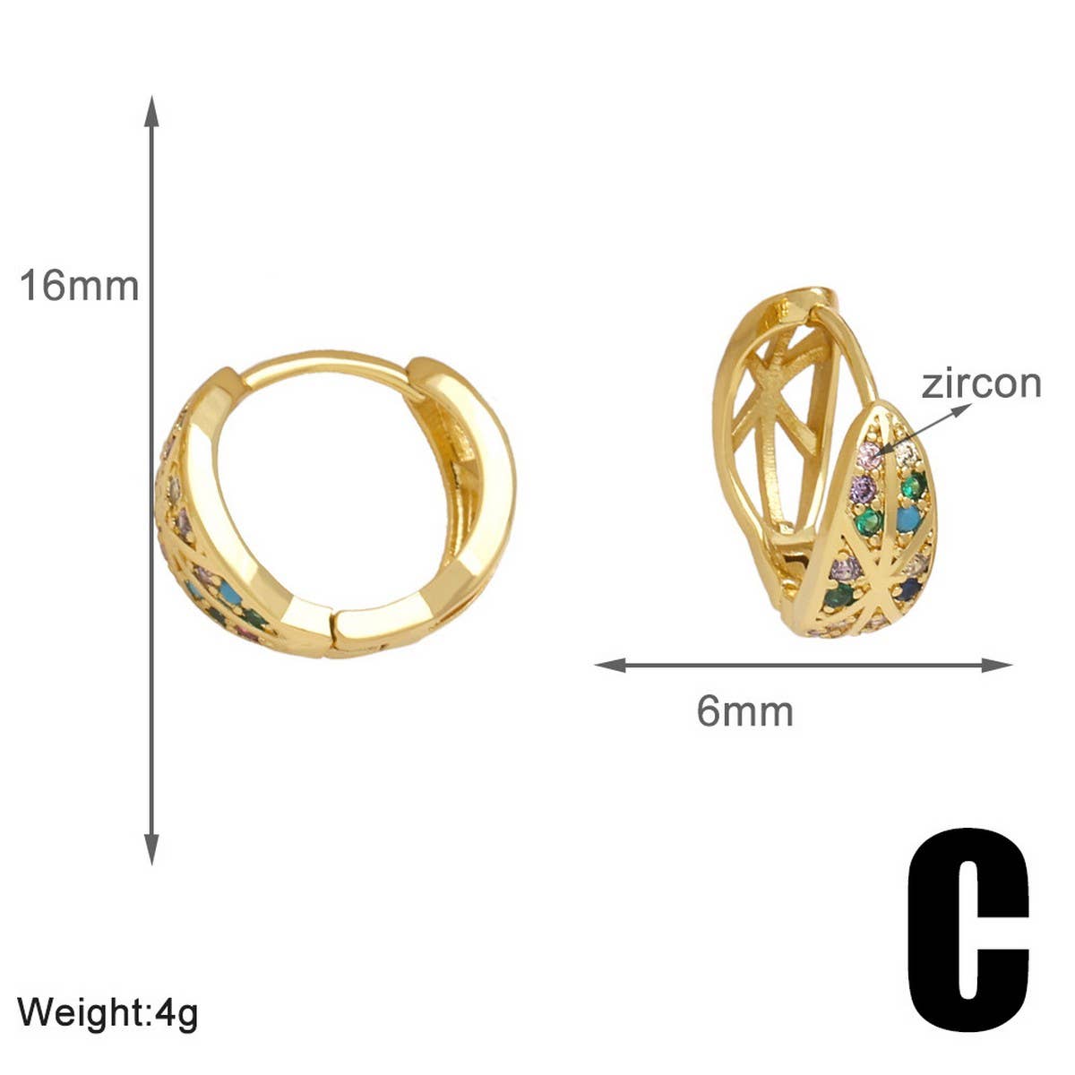 FASHIONABLE AND MINIMALIST GOLD-PLATED EARRINGS_CWAJE1024
