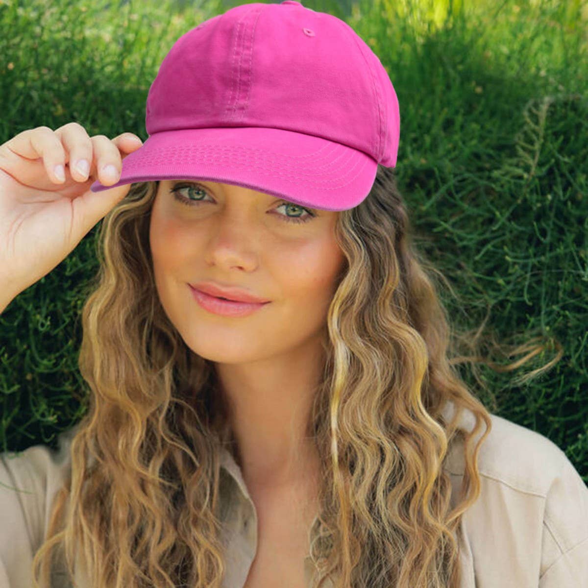 Parent-Child Neon Baseball Cap - Soft Brim Sun Hat CWAH1222