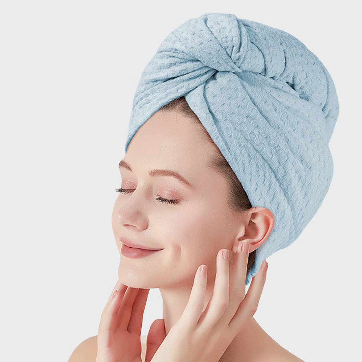 CWMM8332_SUPER ABSORBENT QUICK-DRYING HAIR WRAP SHOWER CAP