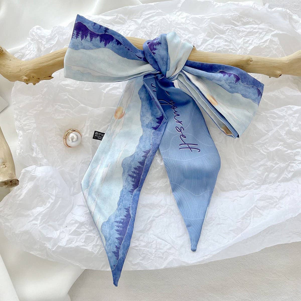 FASHION OIL PAINTING SMALL SILK SCARF FOR WOMEN_CWAHA4138