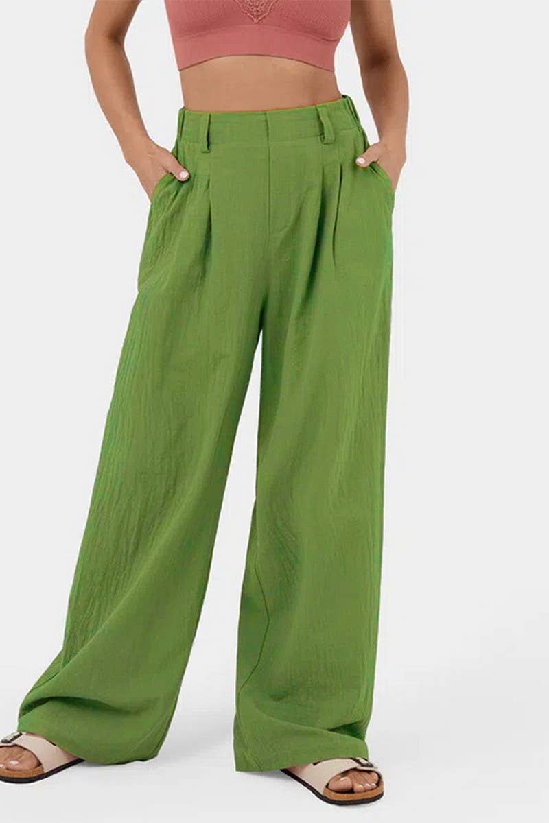 WOMEN HIGH WAIST LONG PANTS_CWBLP0351