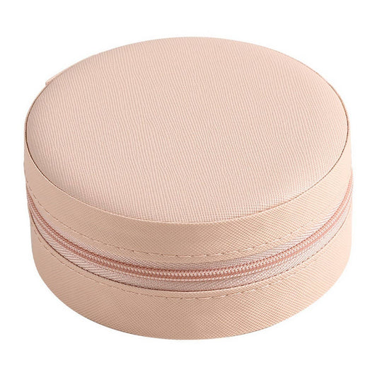 ROUND HIGH-END SIMPLE JEWELRY STORAGE BOX