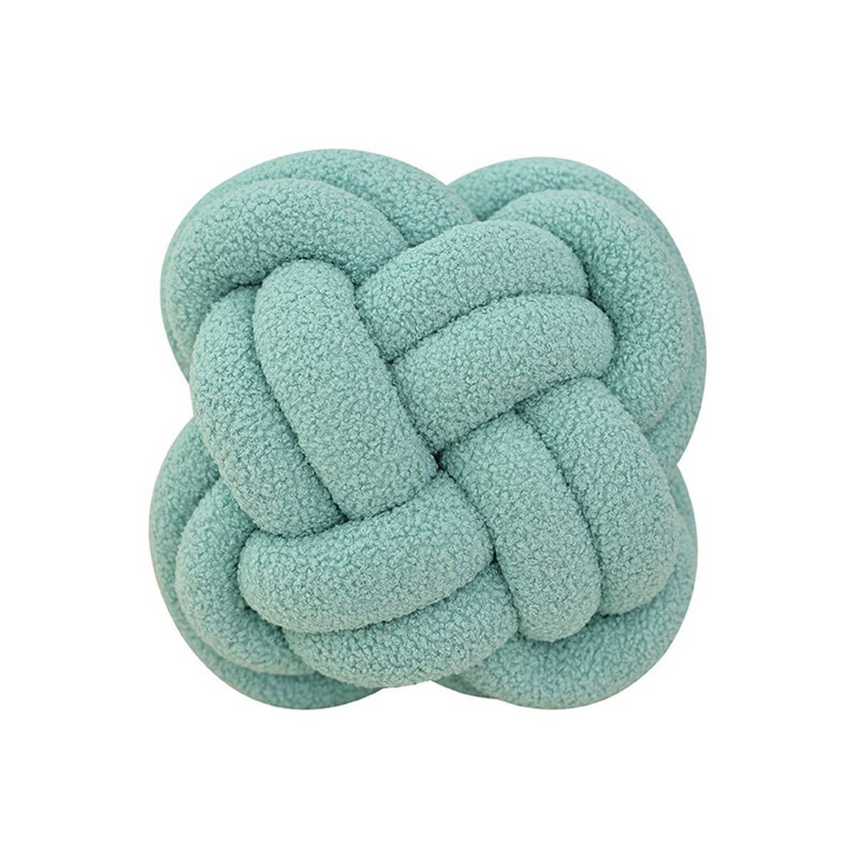 LAMB CASHMERE KNOTTED WOVEN PILLOW CUSHION_CWMM0861